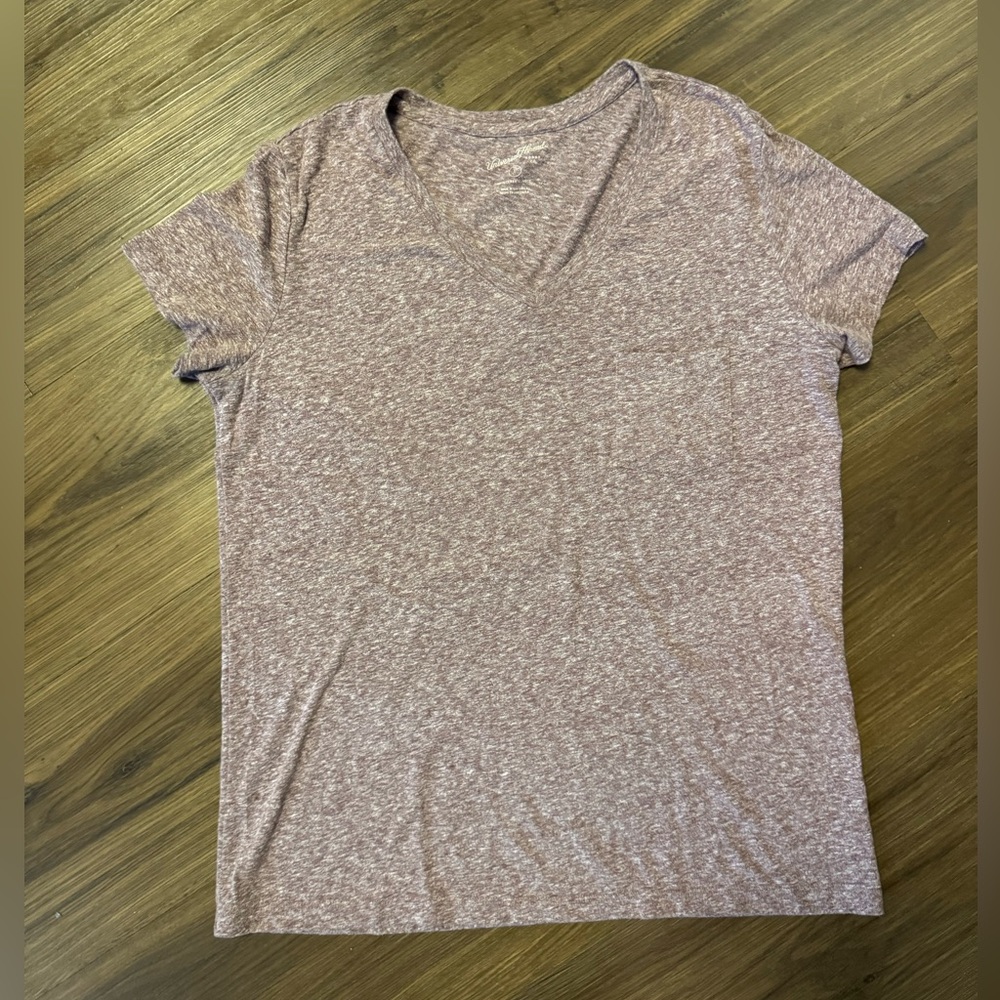 Universal Thread Purple V Neck Tight Fit L Large